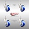 Service Caster 3 Inch 316SS Blue Polyurethane Wheel Swivel 1/2 Inch Threaded Stem Caster Set SCC SCC-SS316TS20S314-PPUB-BLUE-121315-4 - alternate 4